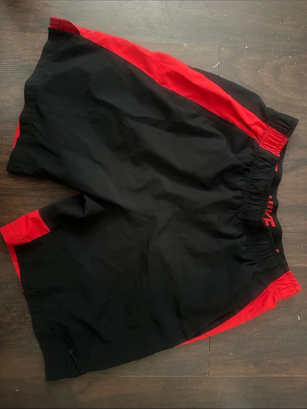 Men's Black and Red basketball Shorts